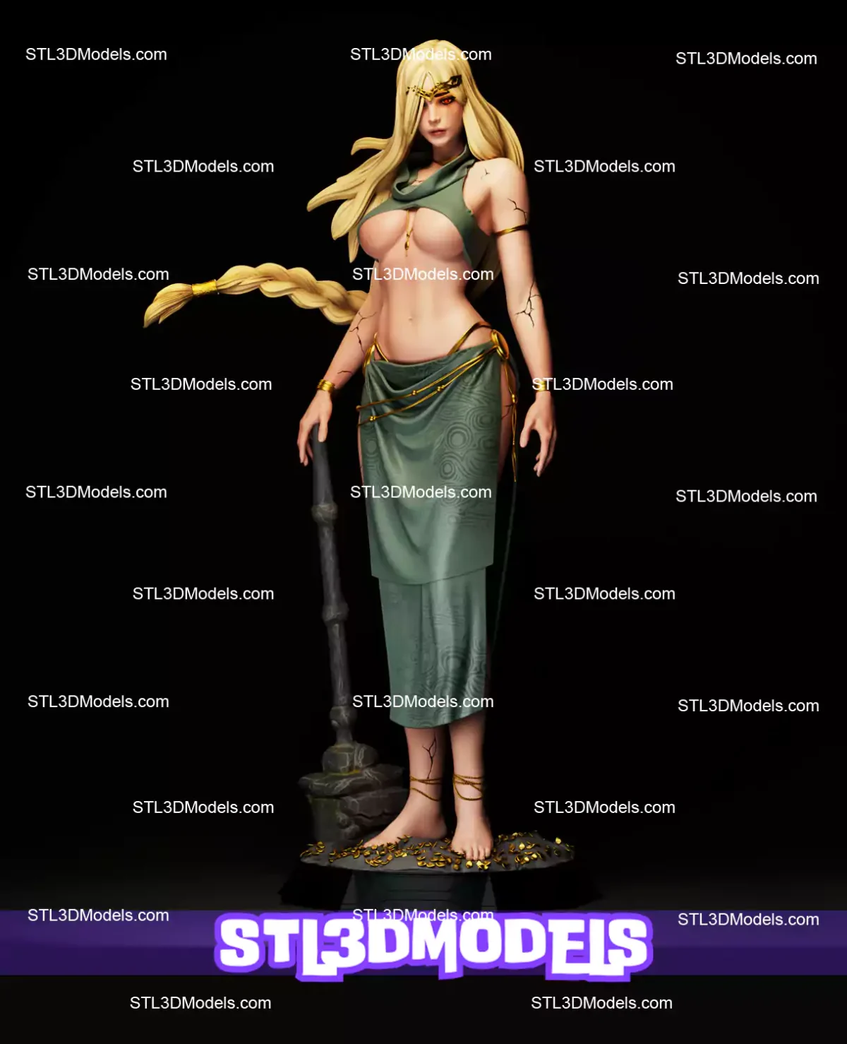 Queen Marika Elden Ring STL 3D Model
