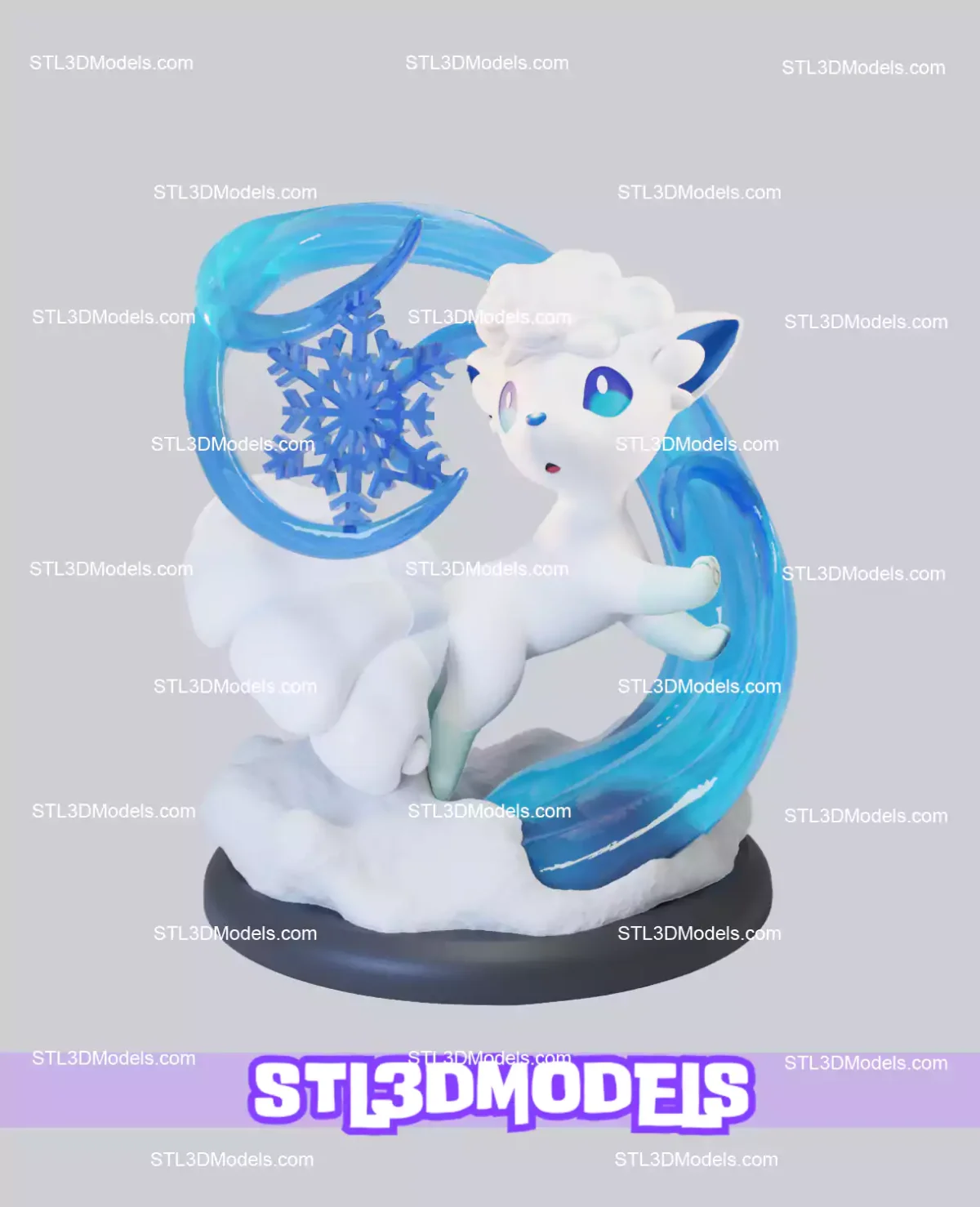 Pokemon Vulpix Pack STL 3D Model
