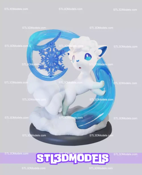 Pokemon Vulpix Pack STL 3D Model