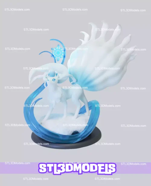Pokemon Vulpix Pack STL 3D Model