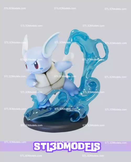 Pokemon Blastoise Pack STL 3D Model
