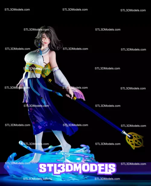 Yuna Final Fantasy STL 3D Model