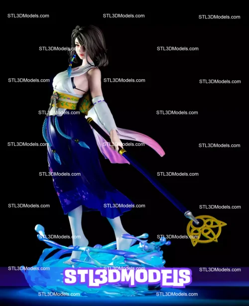 Yuna Final Fantasy STL 3D Model