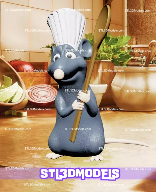 Remy Ratatouille STL 3D Printable Model