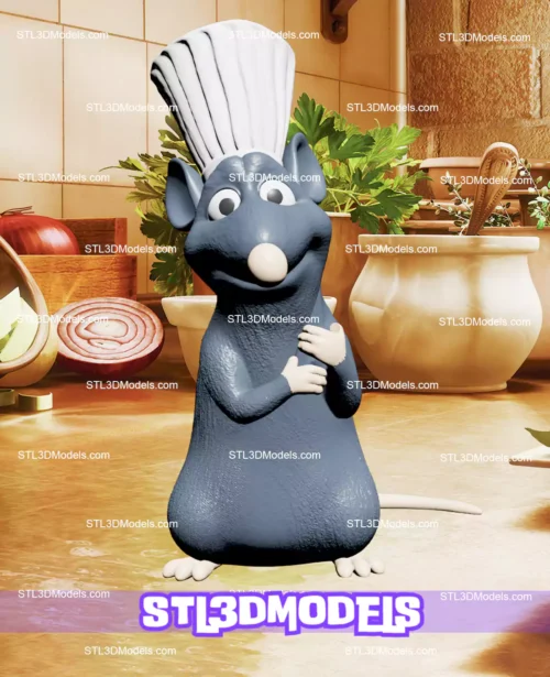 Remy Ratatouille STL 3D Printable Model