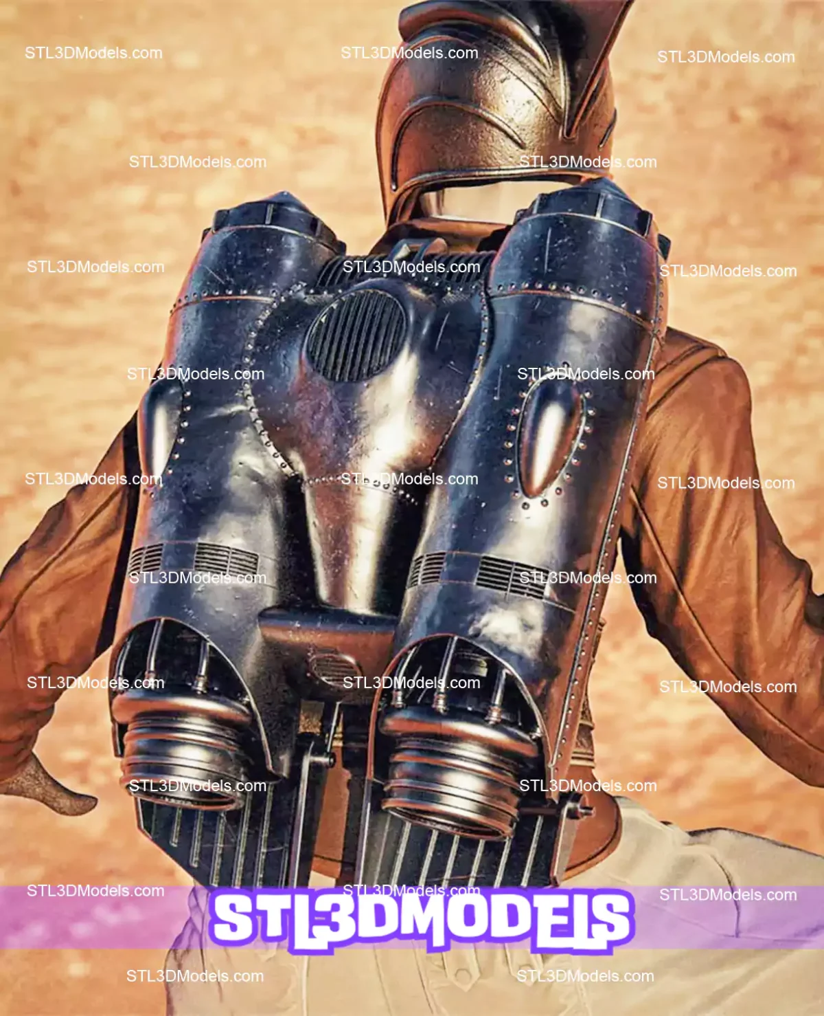 The Rocketeer STL 3D Model