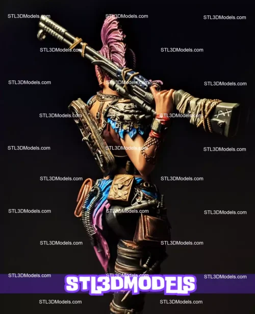 Ramona The Wasteland Warrior STL Model