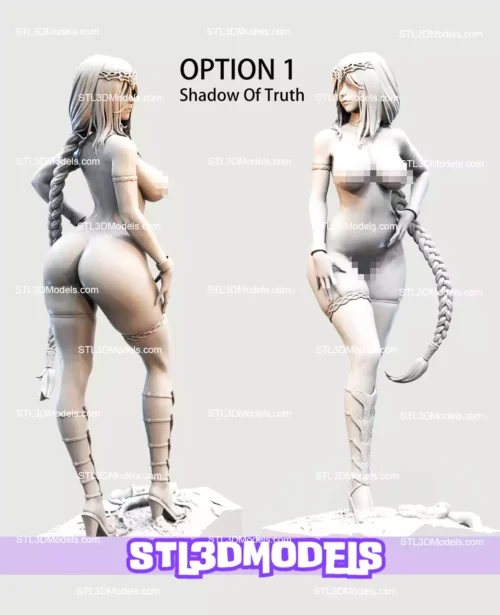 Marika NSFW Elden Ring STL 3D Model