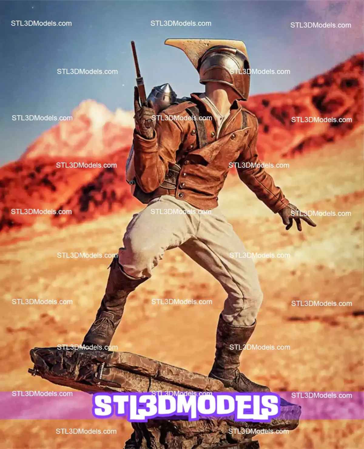 The Rocketeer STL 3D Model