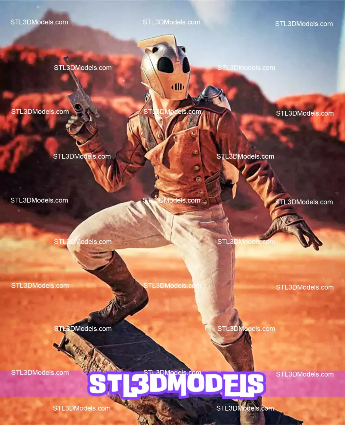 The Rocketeer STL 3D Model