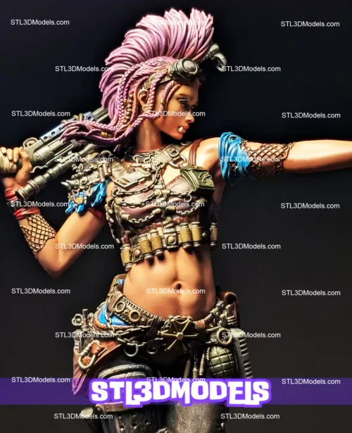 Ramona The Wasteland Warrior STL Model
