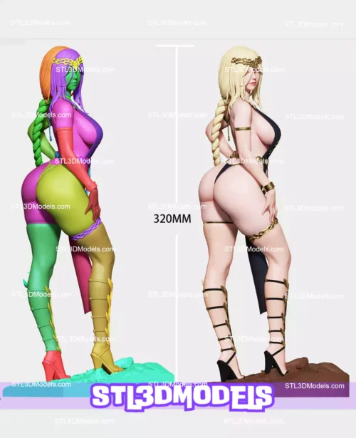 Marika NSFW Elden Ring STL 3D Model