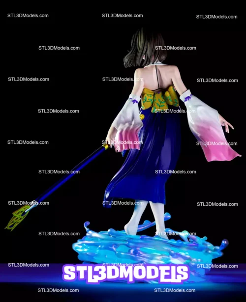 Yuna Final Fantasy STL 3D Model
