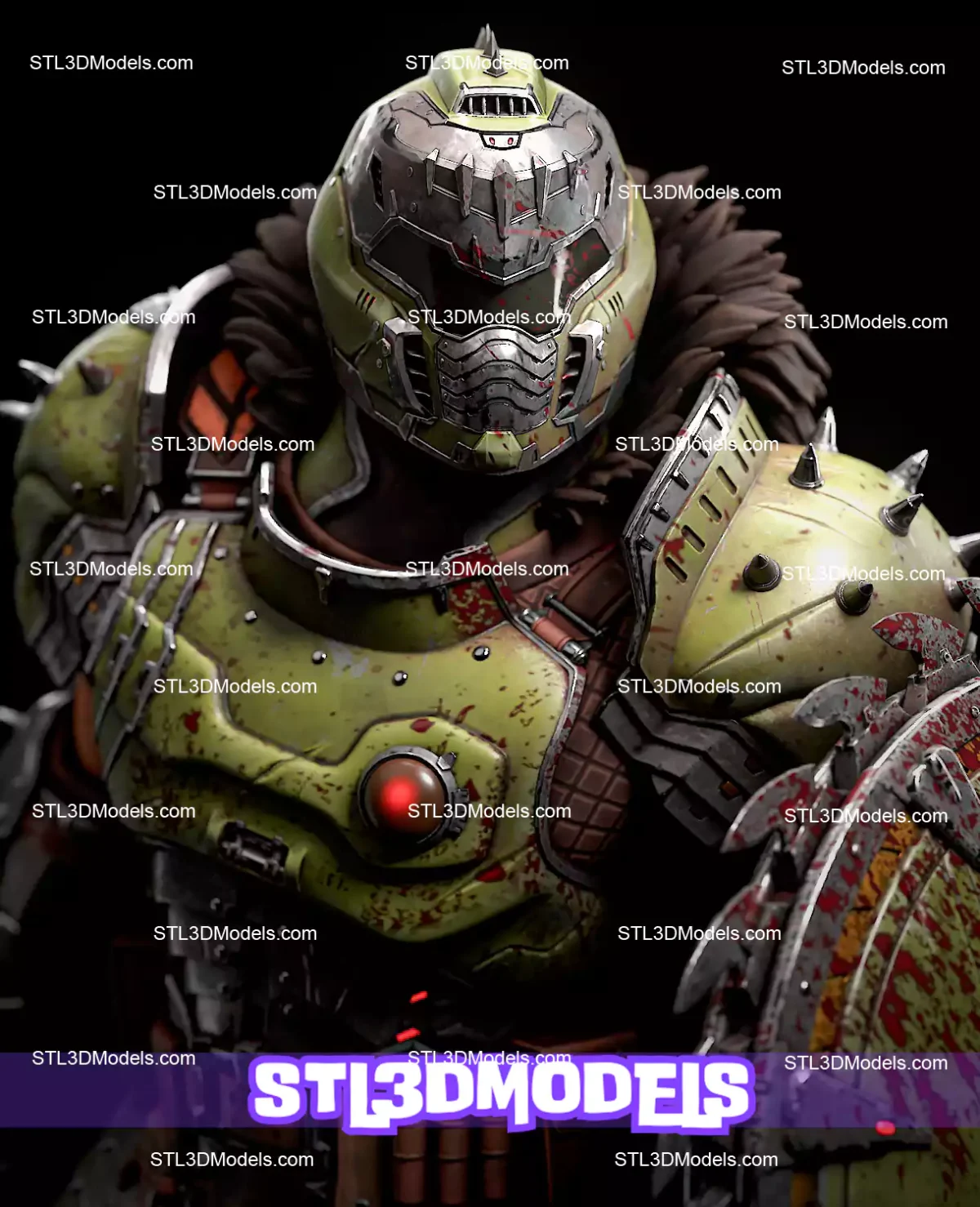 Doomguy STL 3D Model