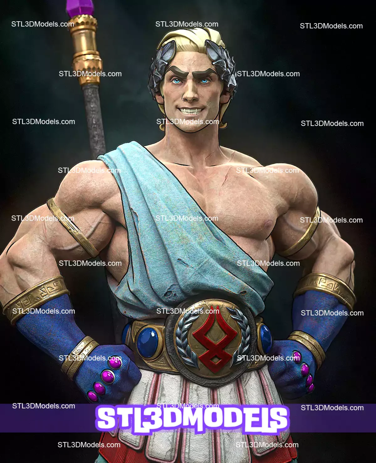 Theseus STL 3D Model