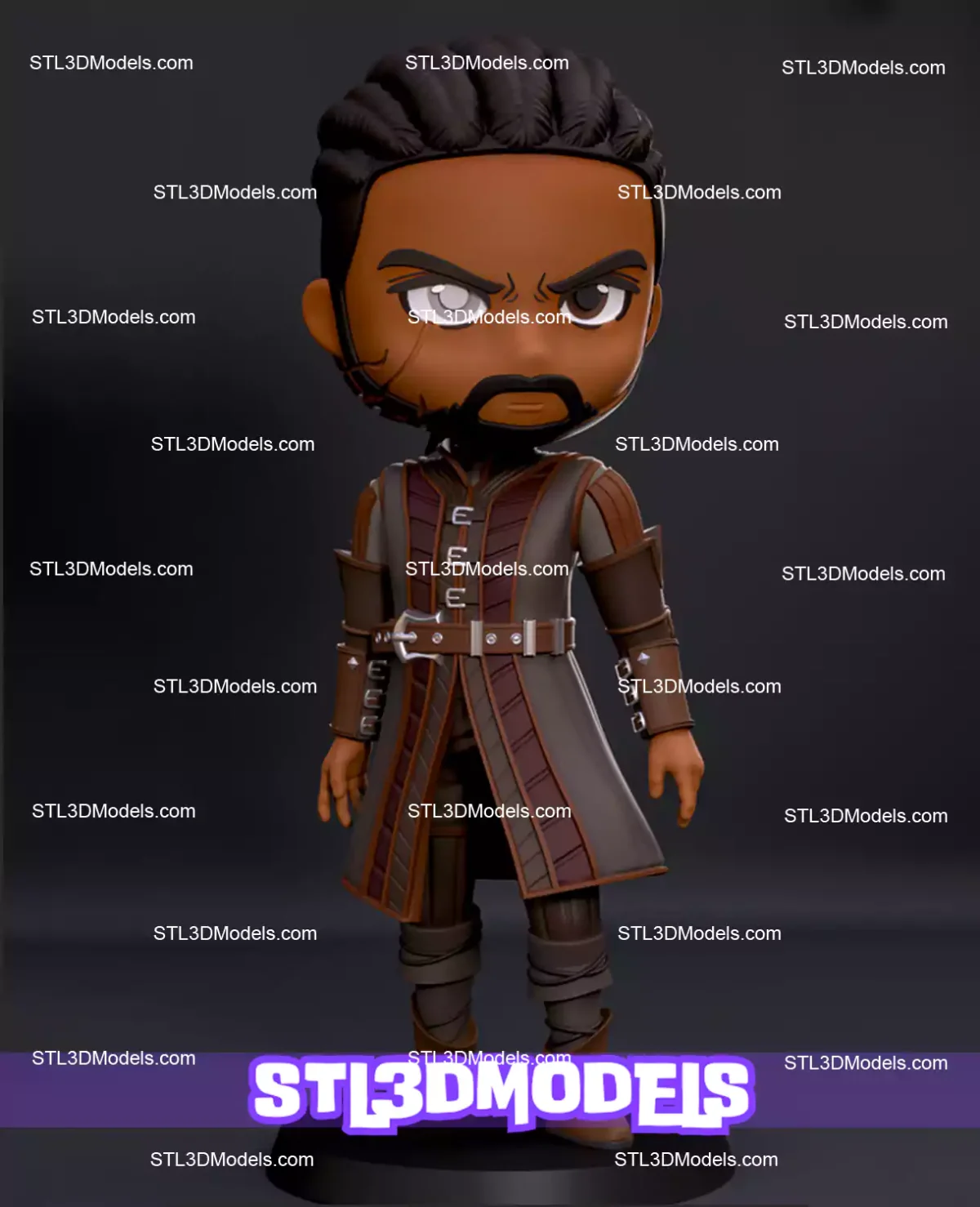 Wyll Chibi STL 3D Model