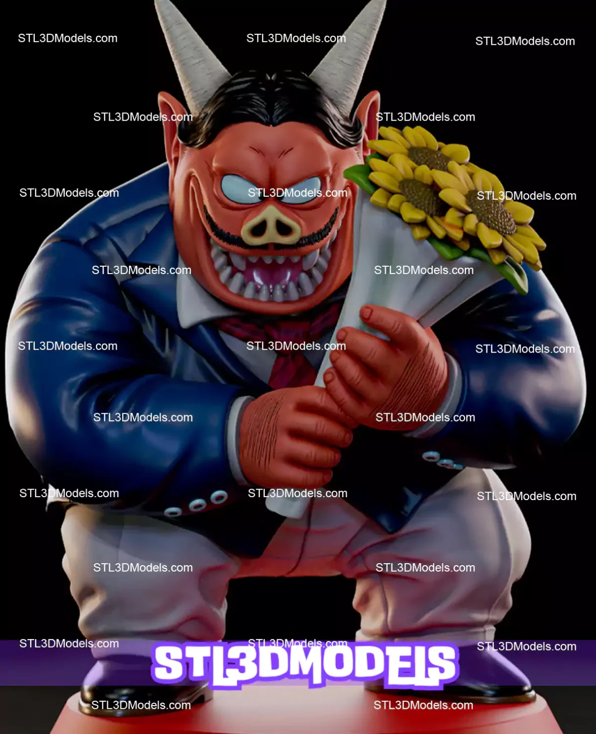 Demon Oolong STL 3D Model