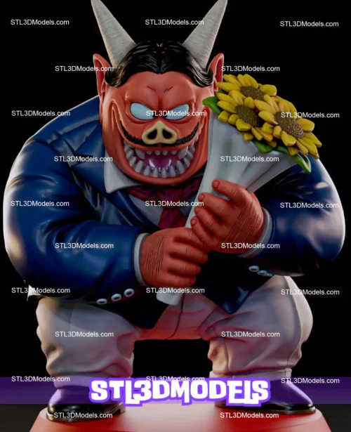 Demon Oolong STL 3D Model