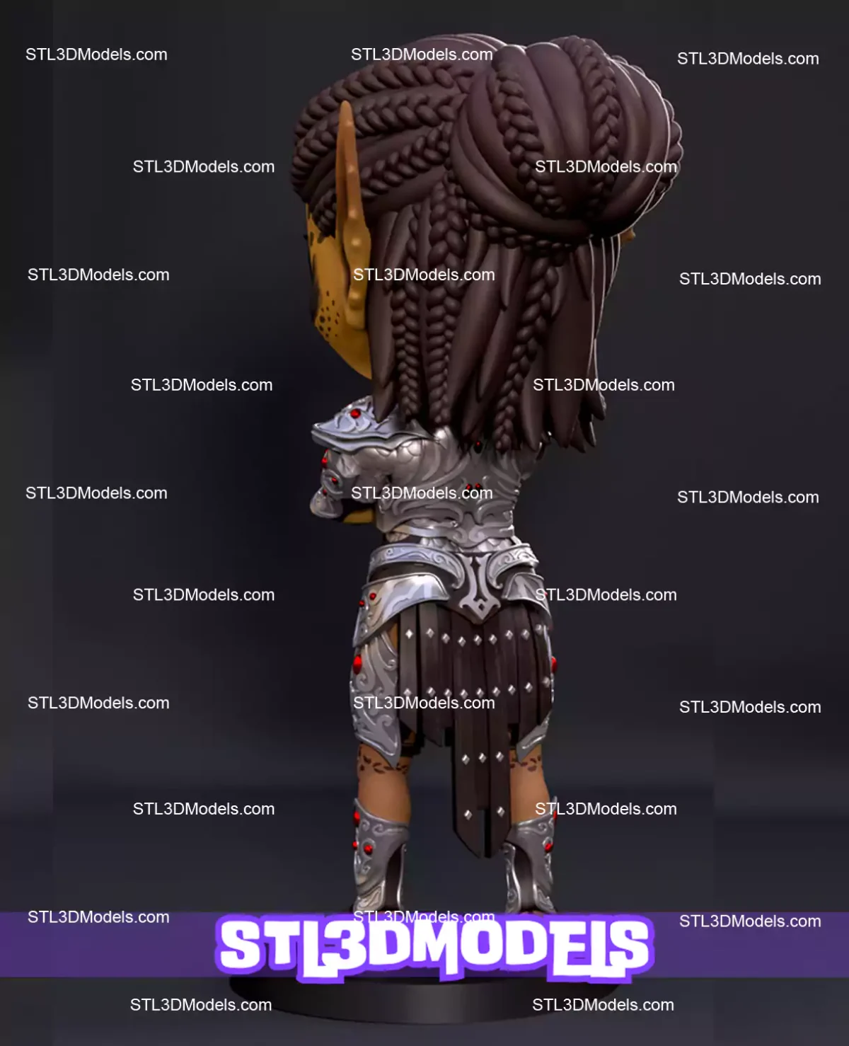 Lae’zel Chibi STL 3D Model