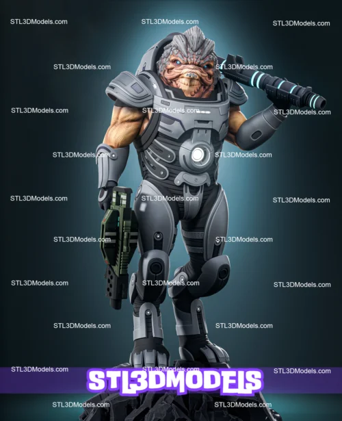 Grunt STL 3D Model