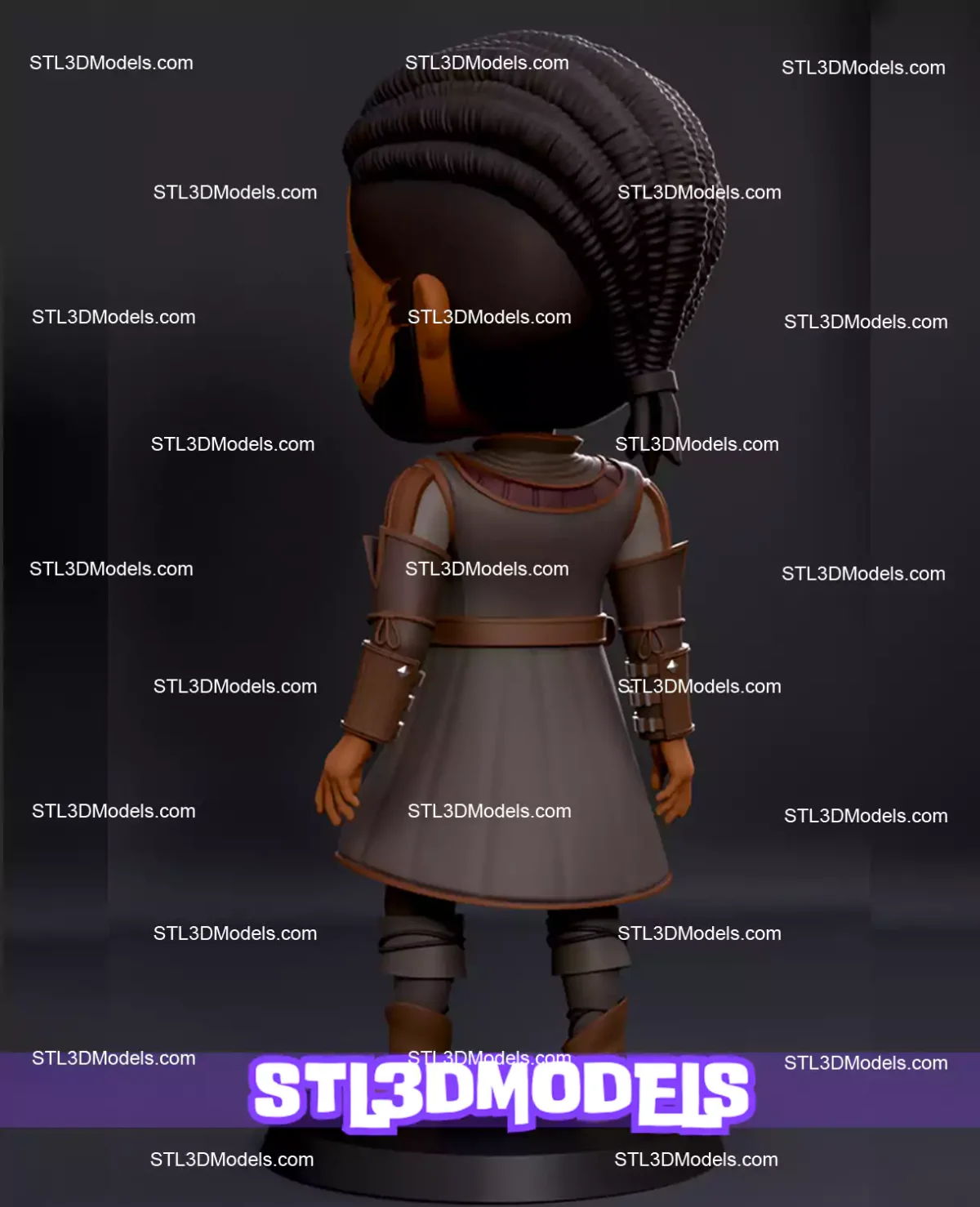 Wyll Chibi STL 3D Model