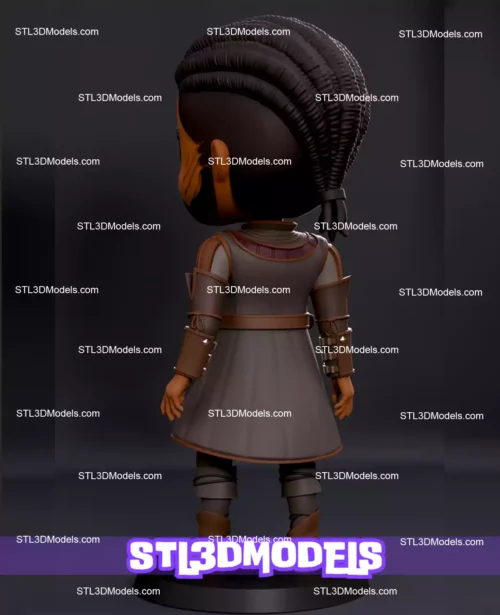Wyll Chibi STL 3D Model
