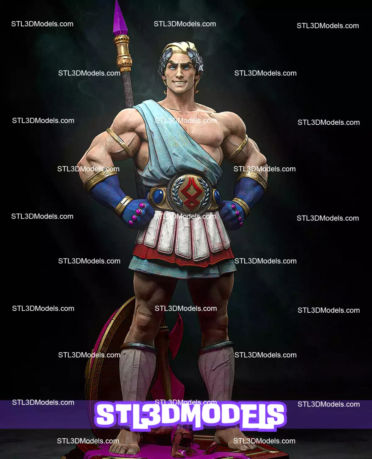 Theseus STL 3D Model