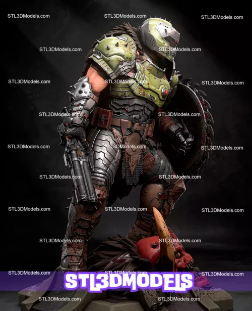 Doomguy STL 3D Model