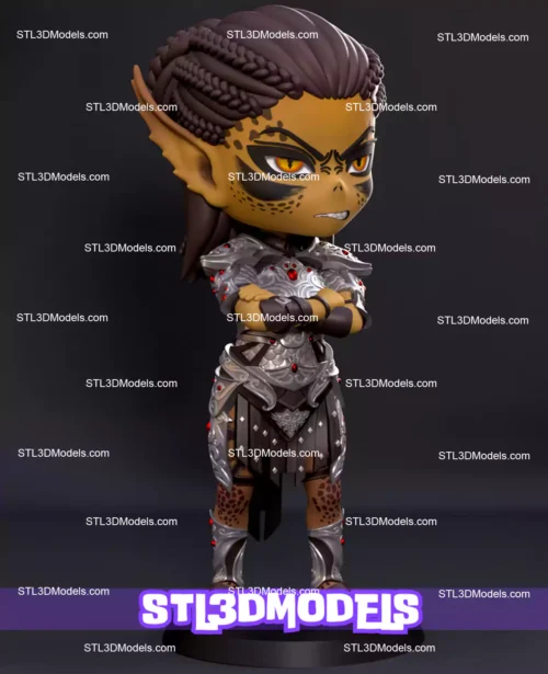 Lae’zel Chibi STL 3D Model