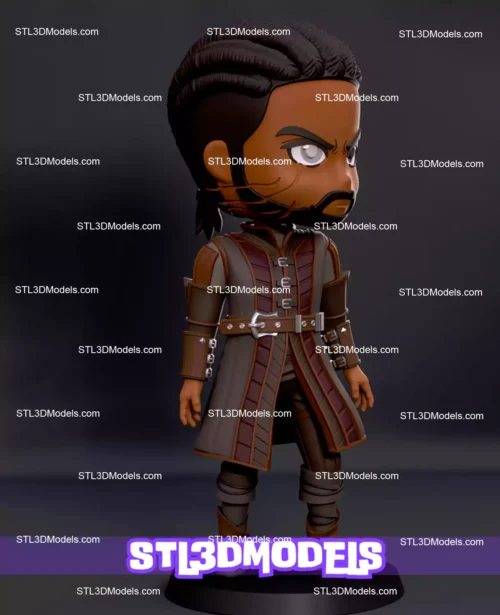 Wyll Chibi STL 3D Model