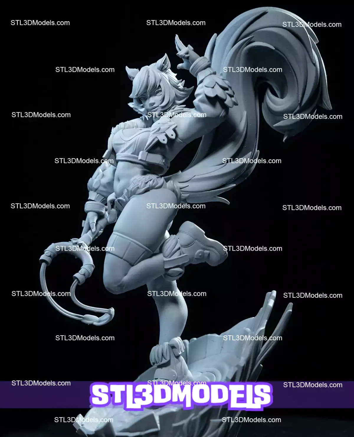 Squirrel Girl STL 3D Model