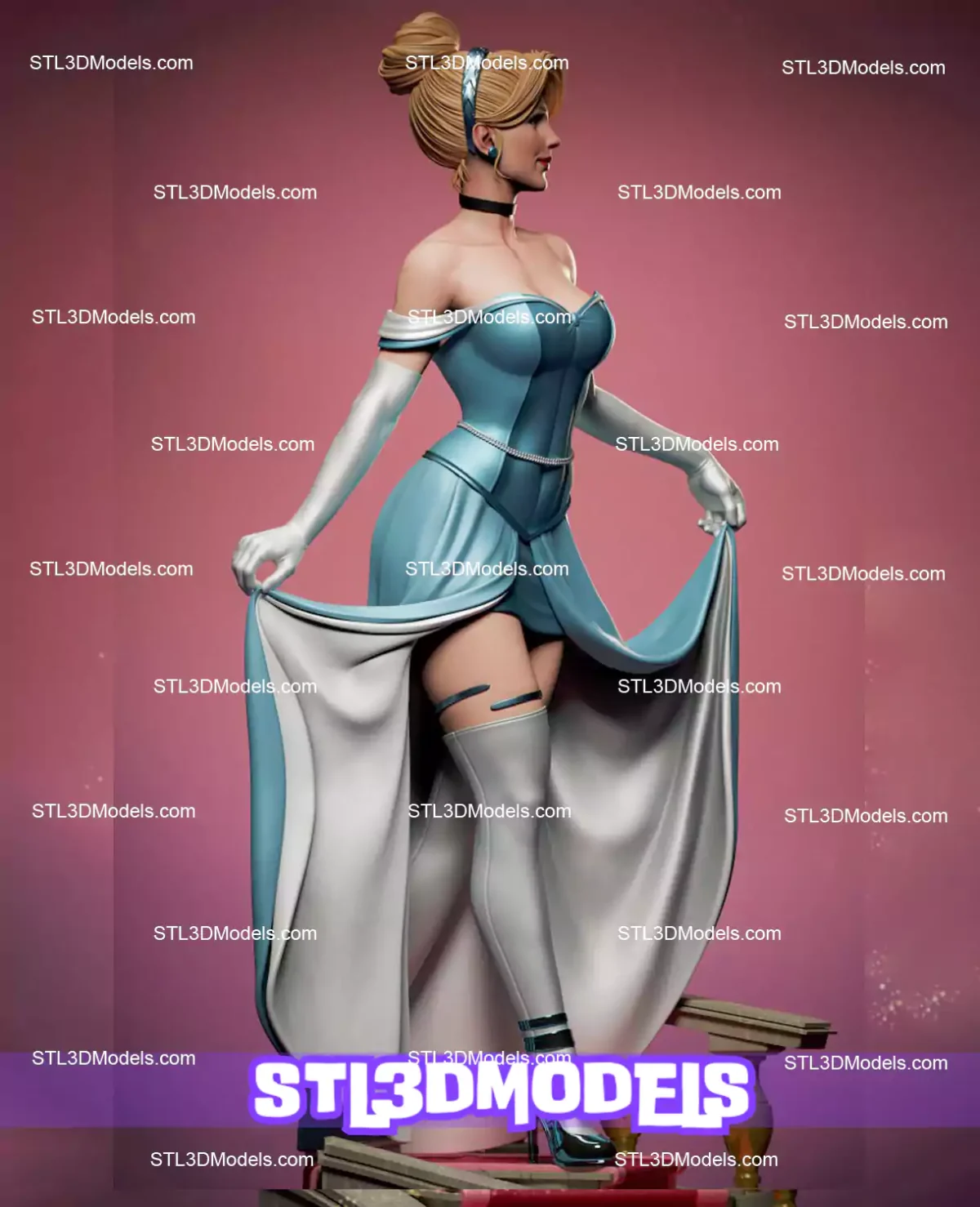 Cinderella STL 3D Model