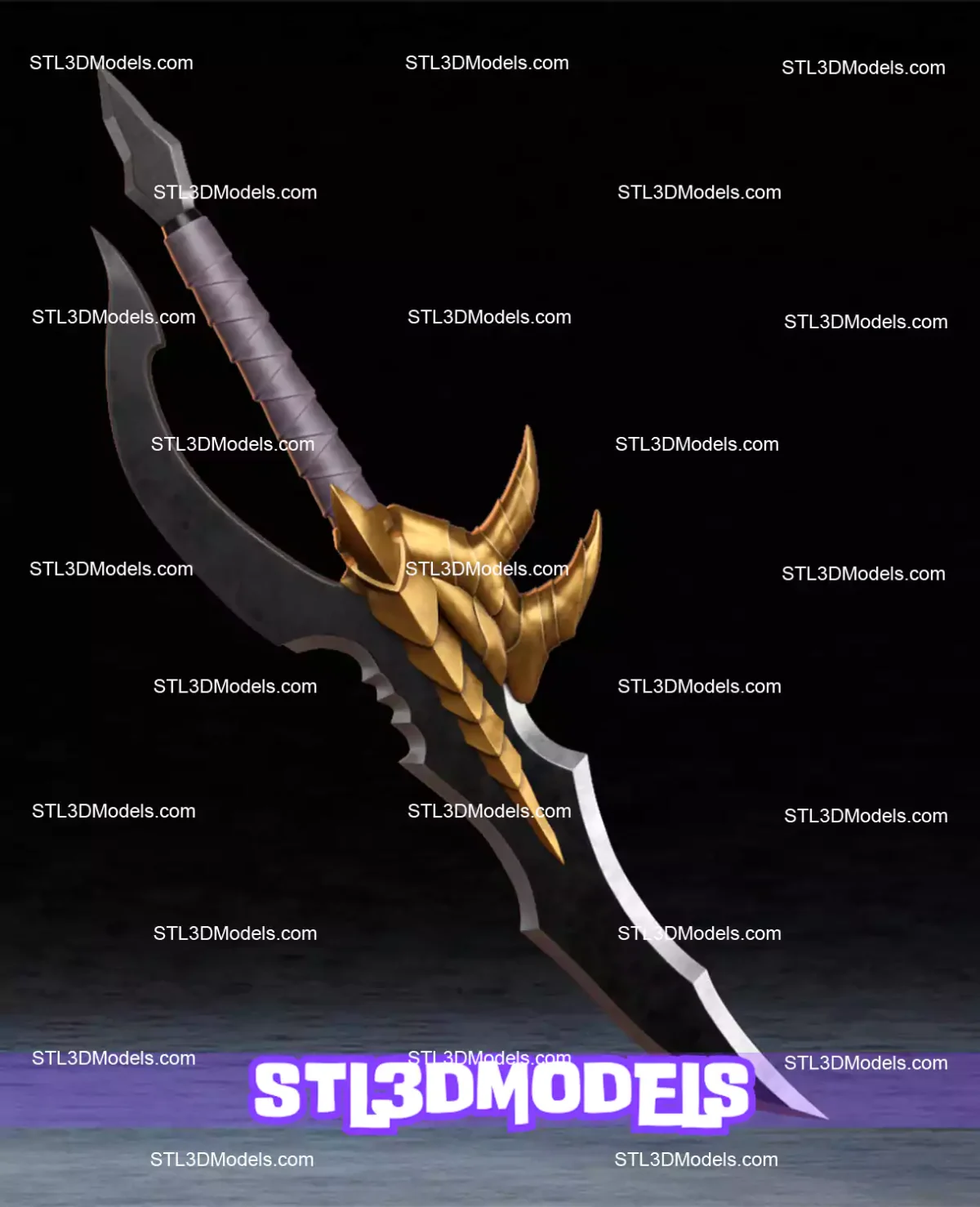 Venom Fang Dagger Solo Leveling STL and 3MF