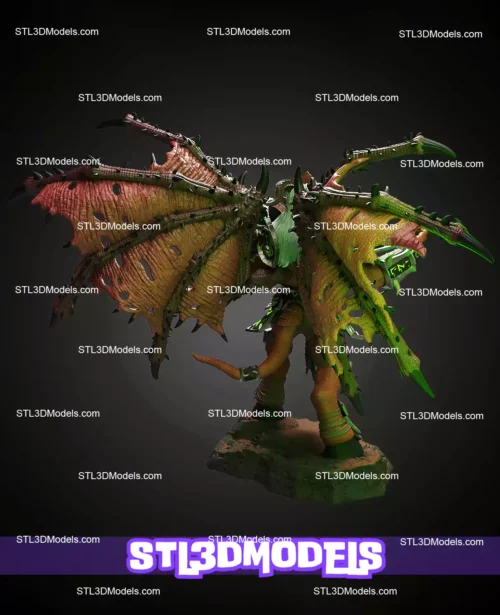 Kiljaeden Statue STL Files and 3D Model