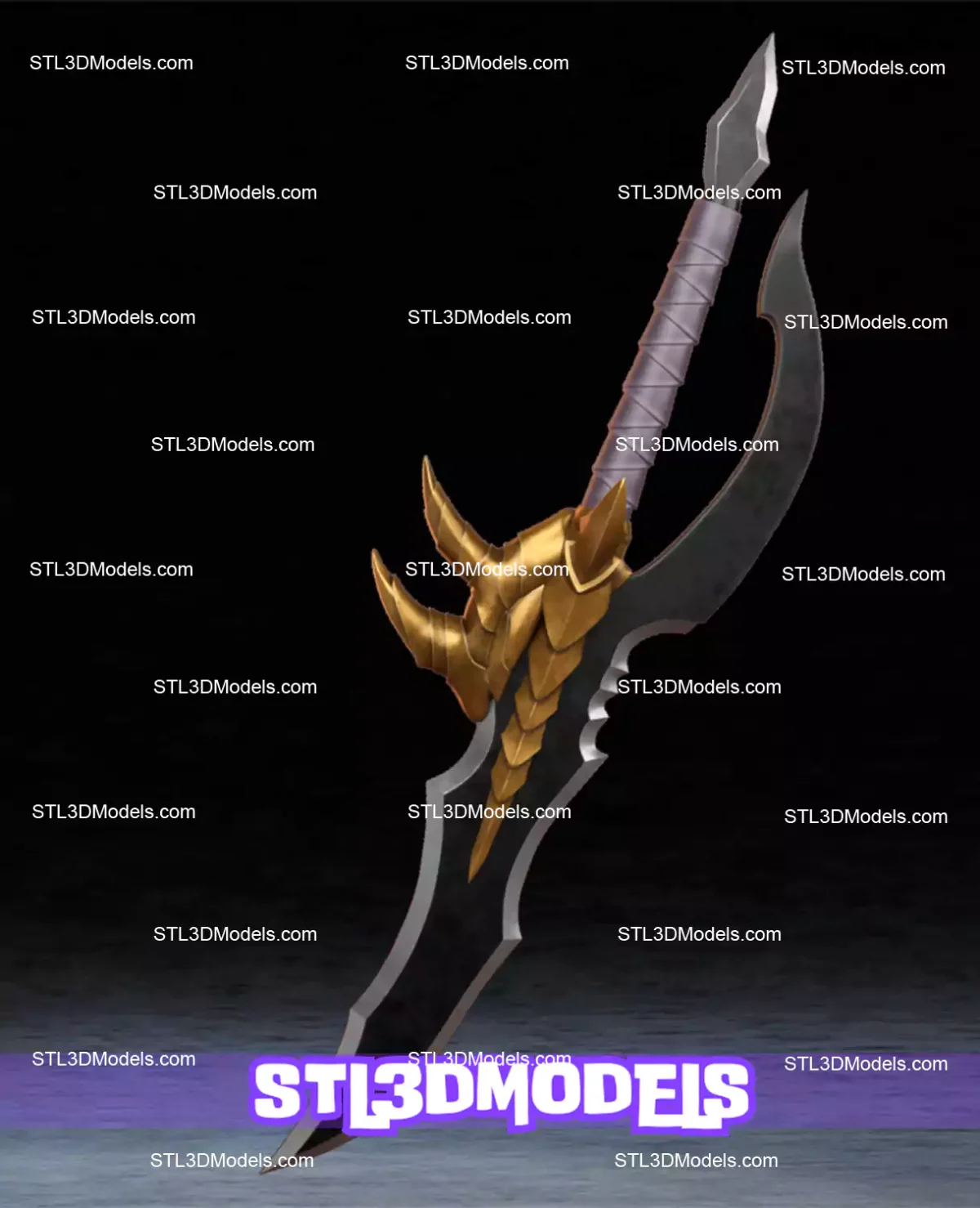 Venom Fang Dagger Solo Leveling STL and 3MF