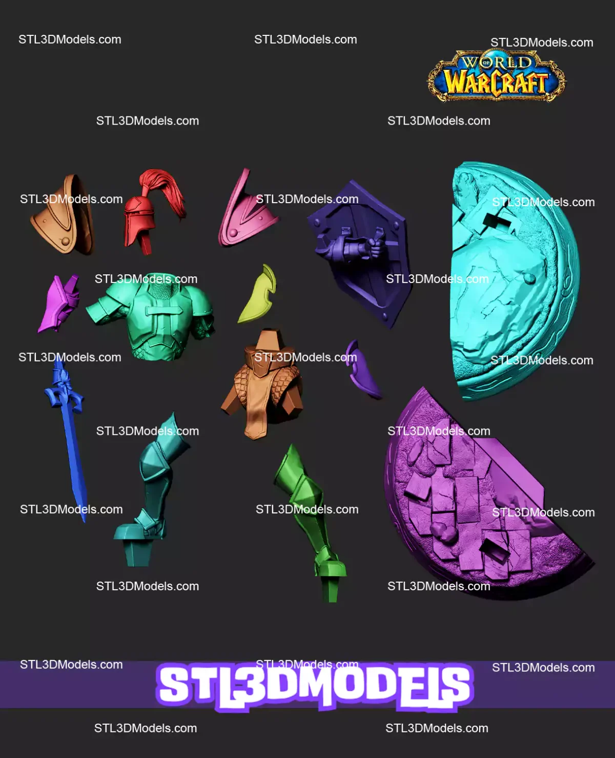 The Footman Knight STL Files and 3D Model