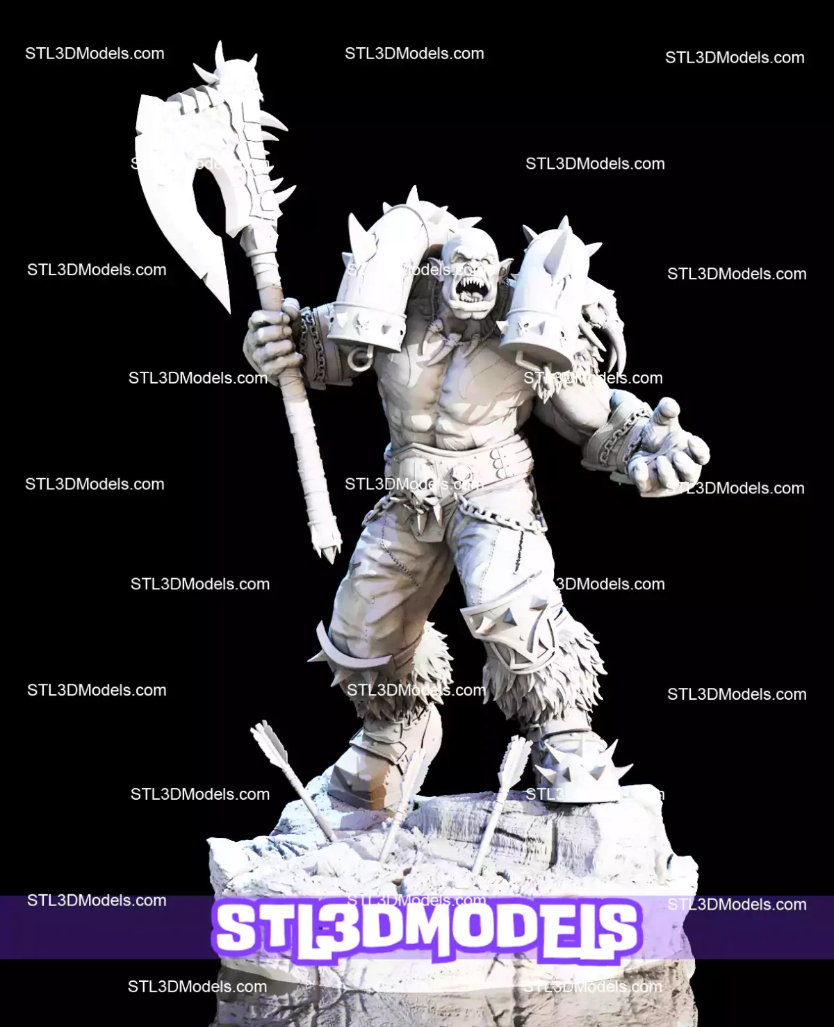Garrosh Hellscream STL Files and 3D Model