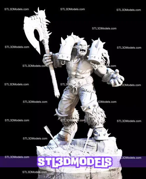 Garrosh Hellscream STL Files and 3D Model