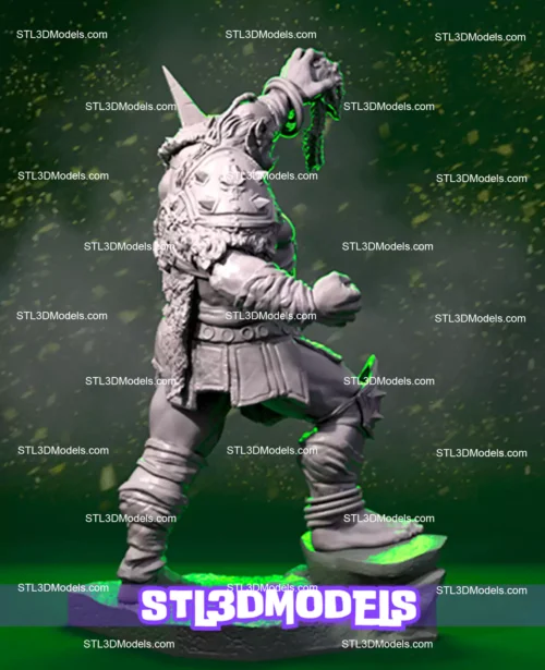 Orc the Executioner STL 3D Model