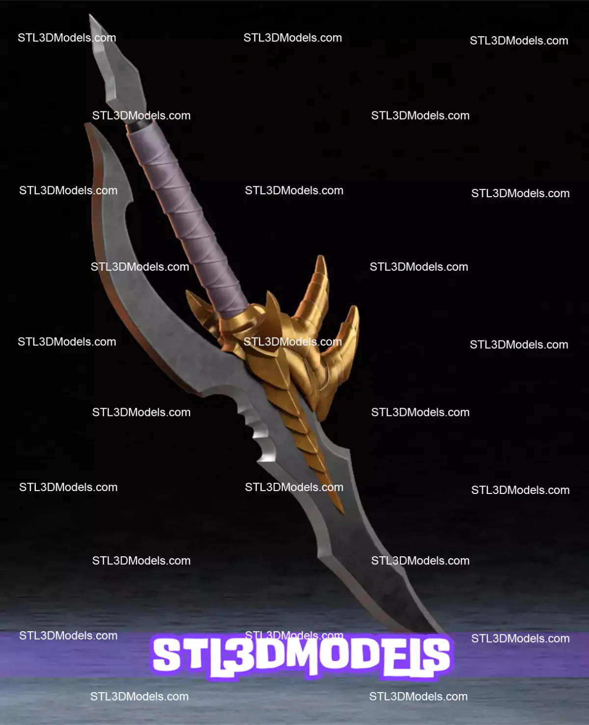Venom Fang Dagger Solo Leveling STL and 3MF