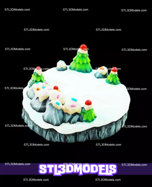 Flexi Gingerbread Dragon STL and 3MF