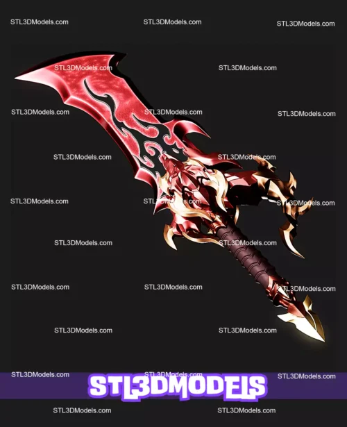 Demon King Daggers STL 3D Model