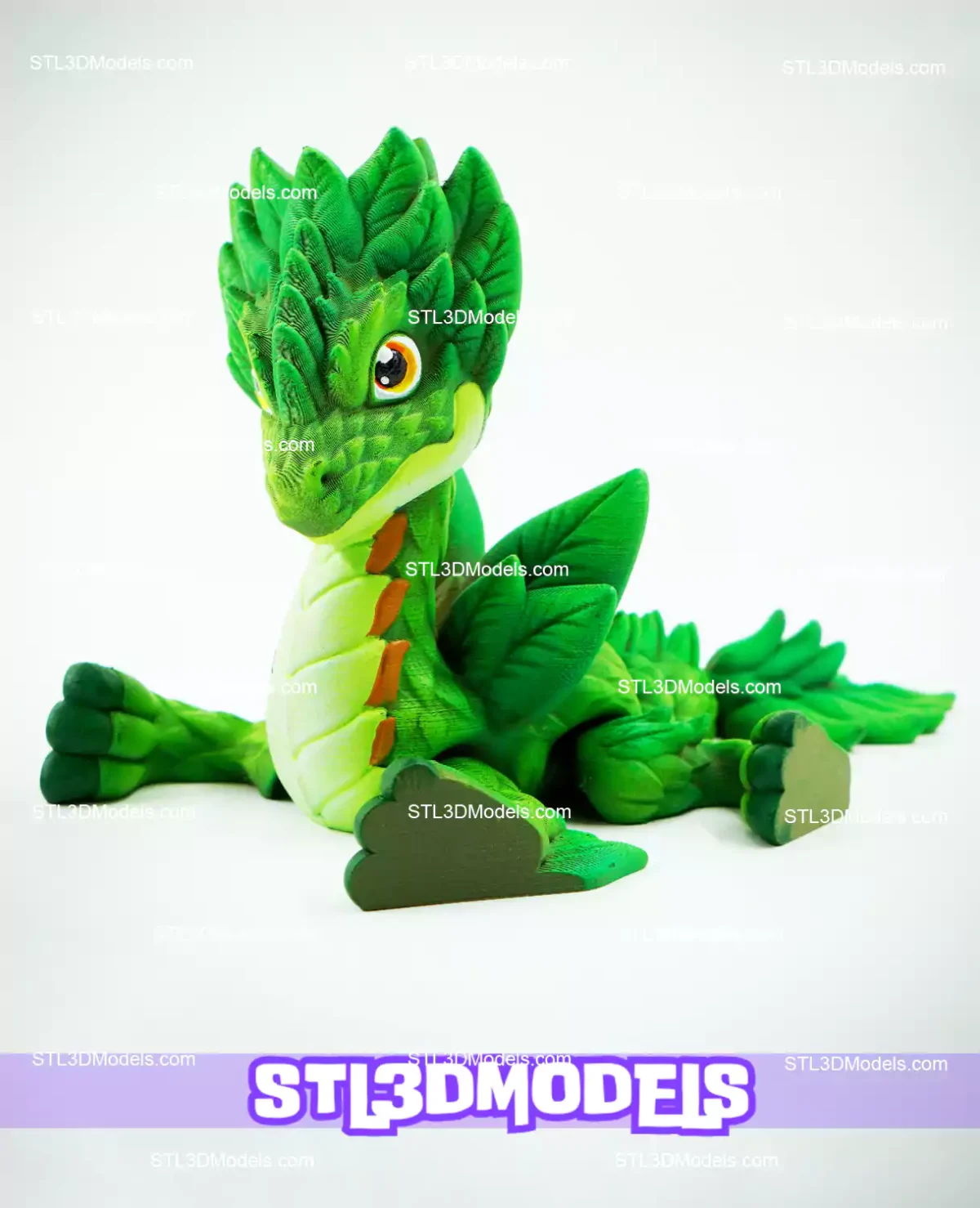 Flexi Plant Dragon STL and 3MF