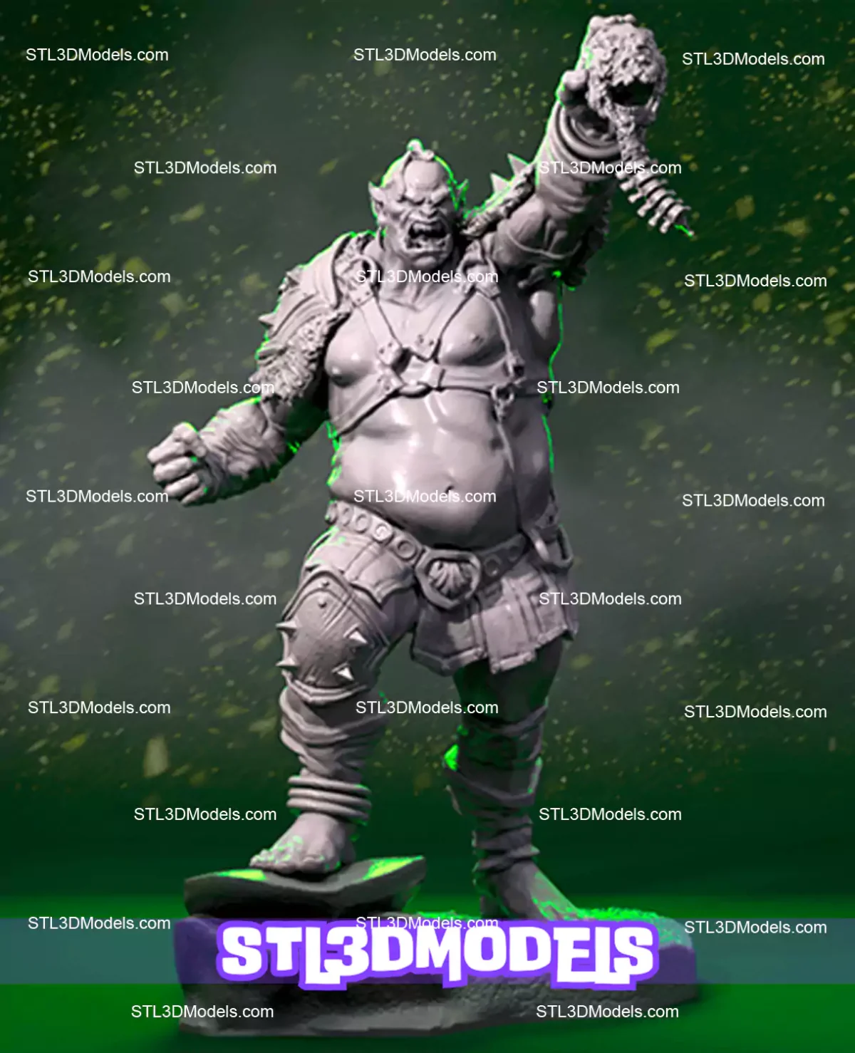 Orc the Executioner STL 3D Model