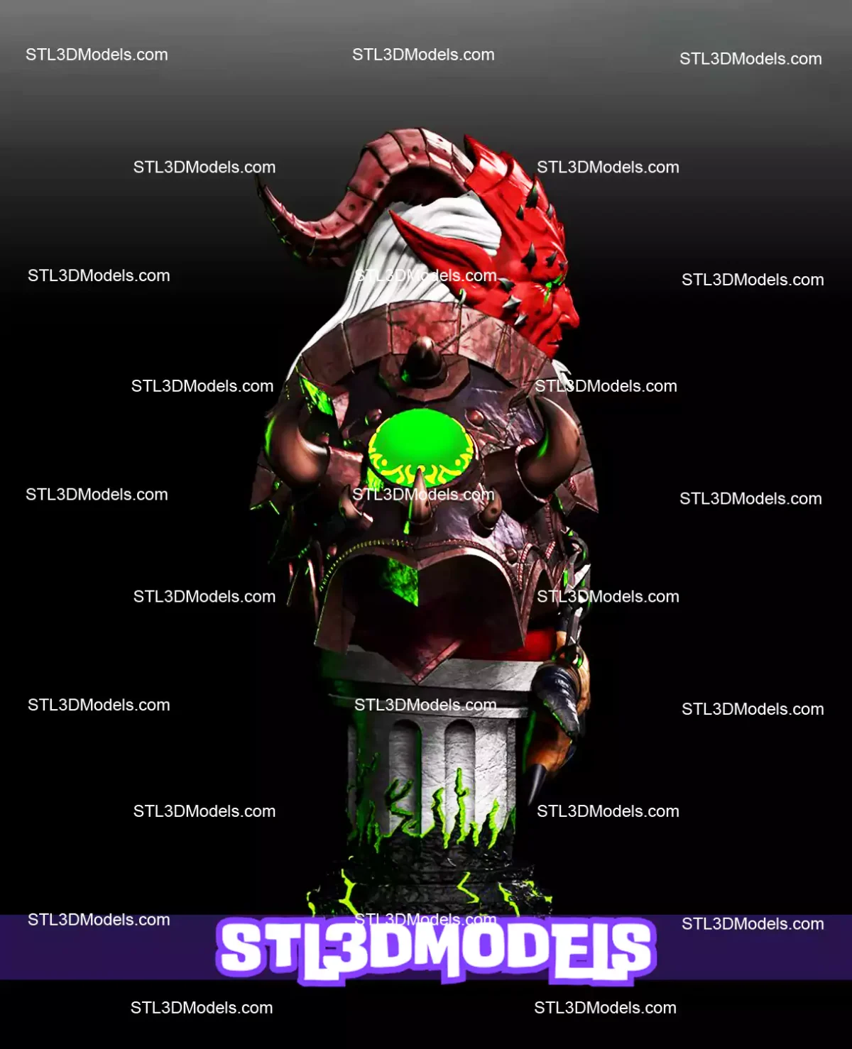 Kiljaeden Bust STL Files