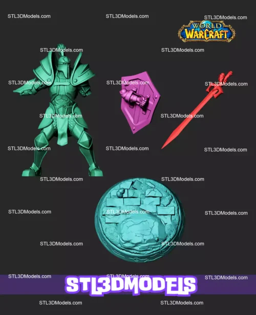 The Footman Knight STL Files and 3D Model