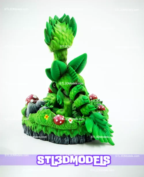 Flexi Plant Dragon STL and 3MF