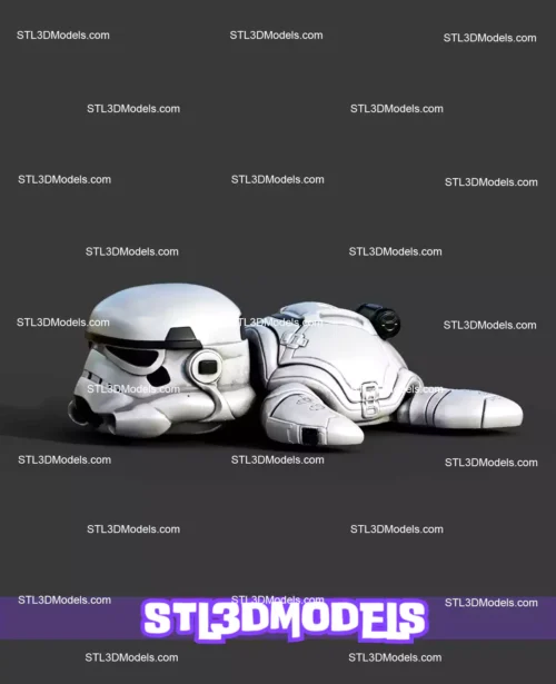 Super Flexi Turtle Stormtrooper STL and 3MF