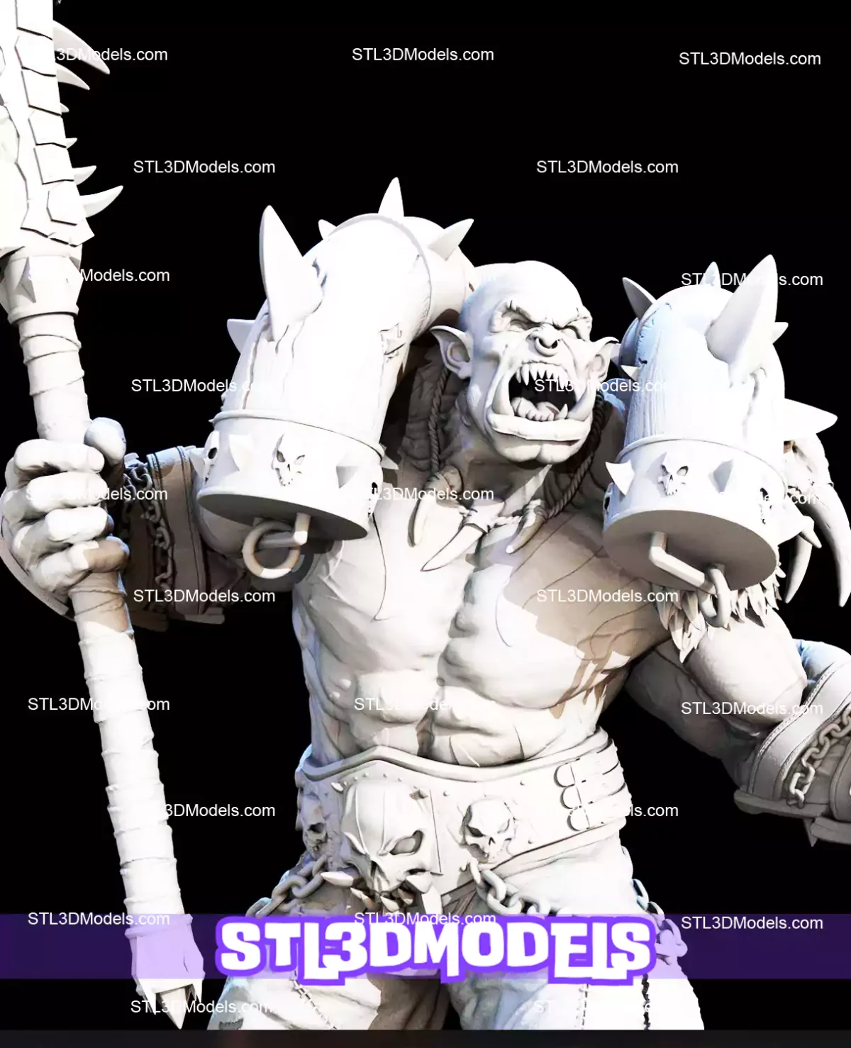 Garrosh Hellscream STL Files and 3D Model