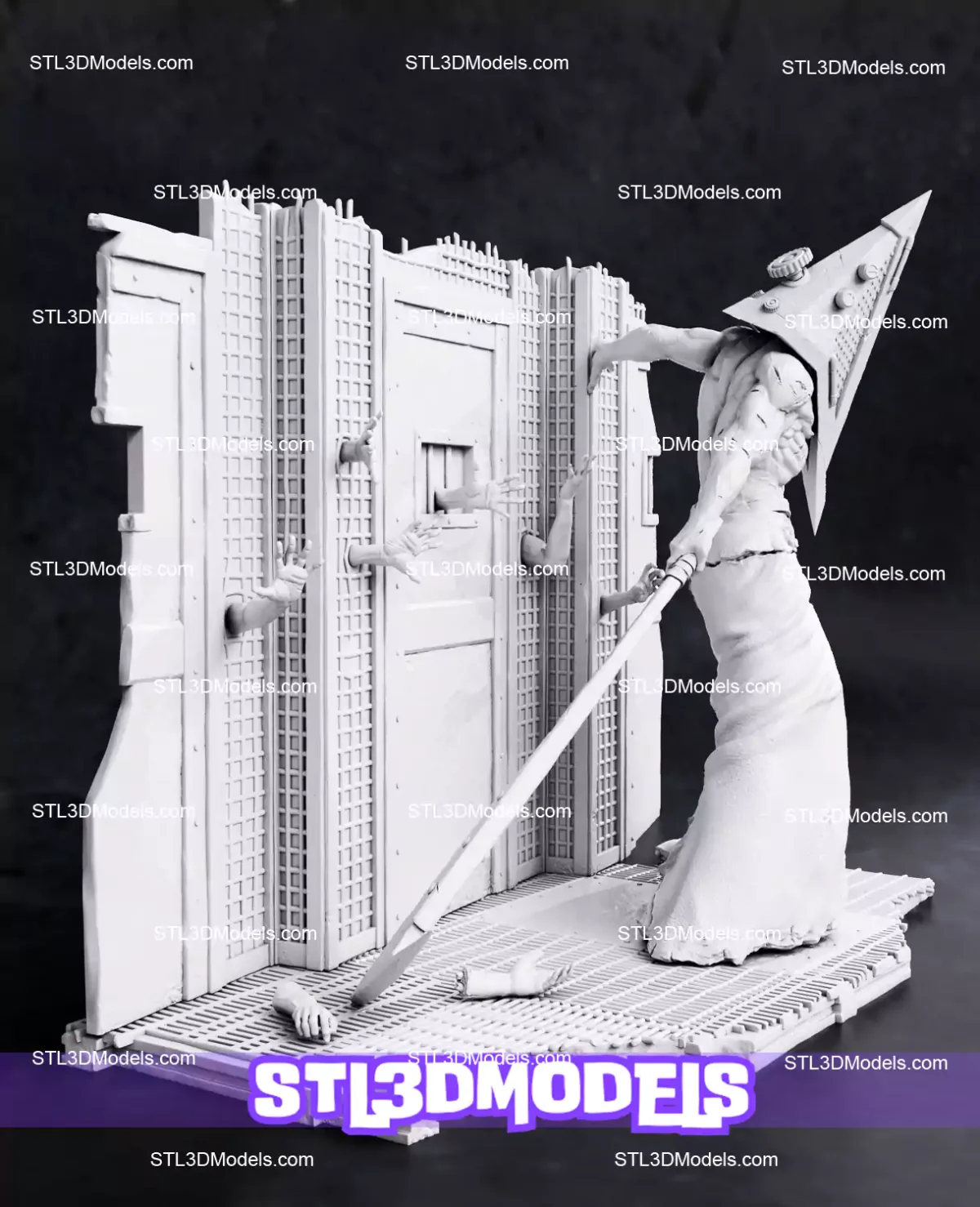Pyramid Head from Silent Hill STL Model